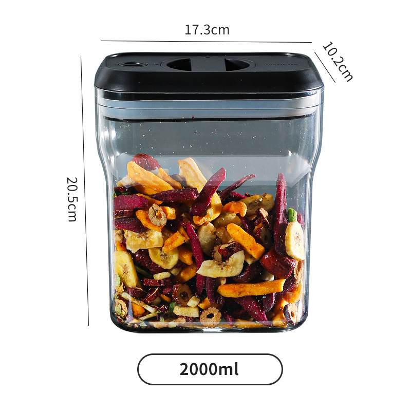 Sealed plastic food storage cans for grains and cereals, snack storage boxes, large rice cans, rice buckets, transparent storage cans Application Scenario