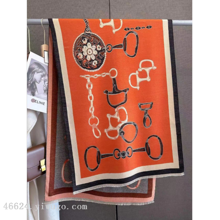 Cross-border scarf wholesale e-commerce live stream 27 High-speed jacquard series horse hoof deduction cash payment details Picture