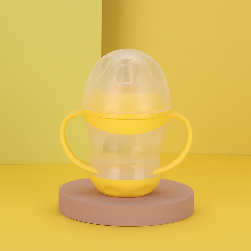 Learning drink cup, baby duckbill anti-drip water cup, children's duckbill cup with handle, baby milk cup, children's water cup Item Picture