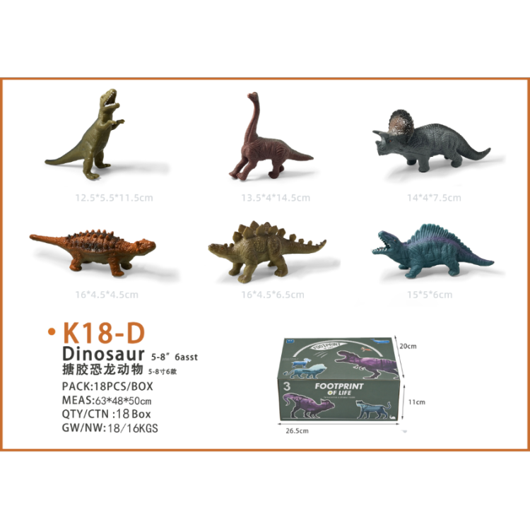 Venta caliente en el extranjero dinosaurio modelo juguetes juguetes para niños Specification image