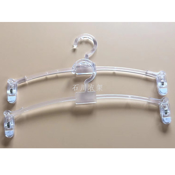 外贸厂家直销高档植绒文胸架带夹内衣架内衣店专用内裤架防滑无痕细节图