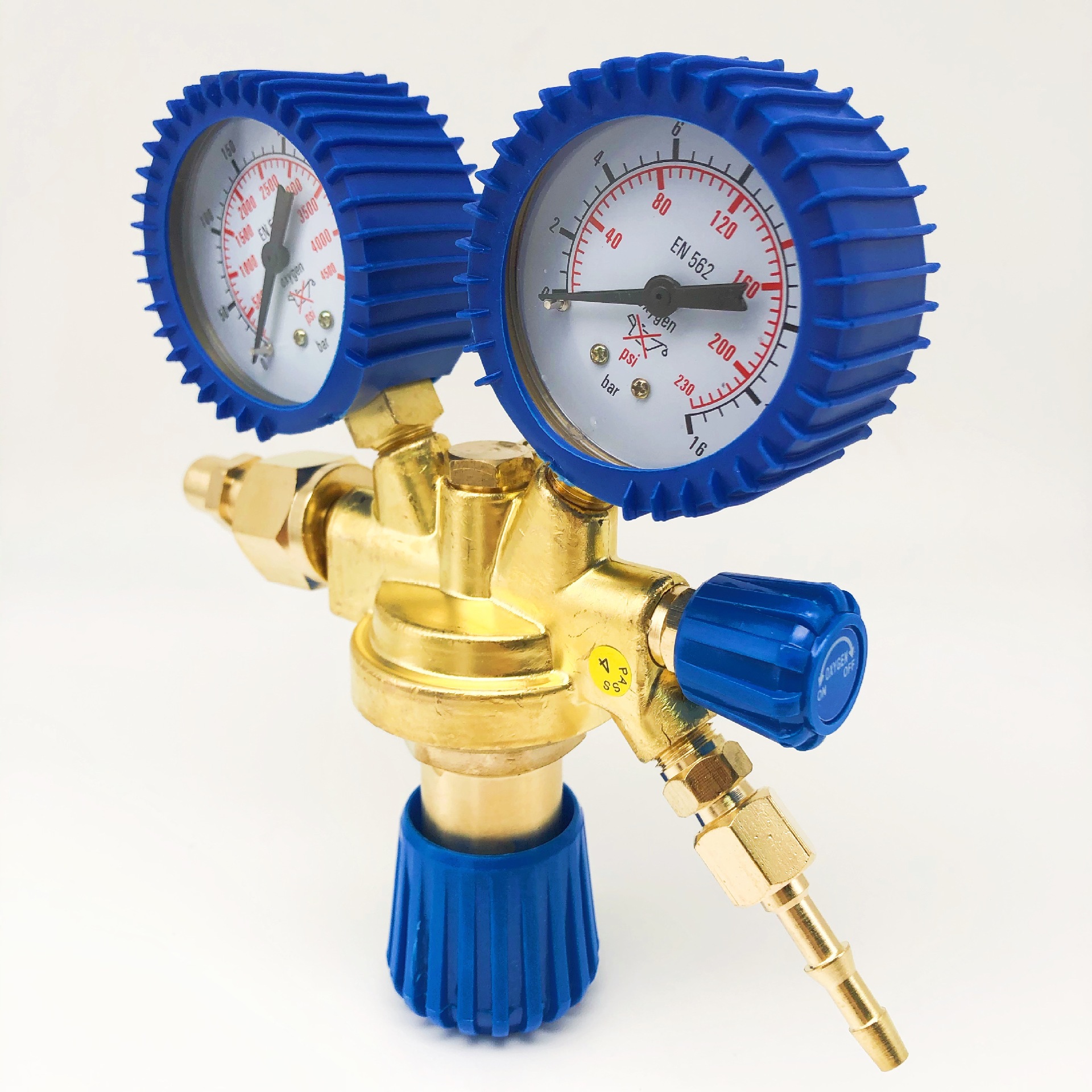 European-style all-copper oxygen and carbon dioxide gas meter CGA540 pressure reducer details Picture