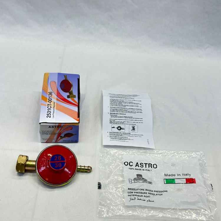 Model 2531-00136 Red liquefied gas valve 28-30 mbar household bottled gas valve Application Scenario