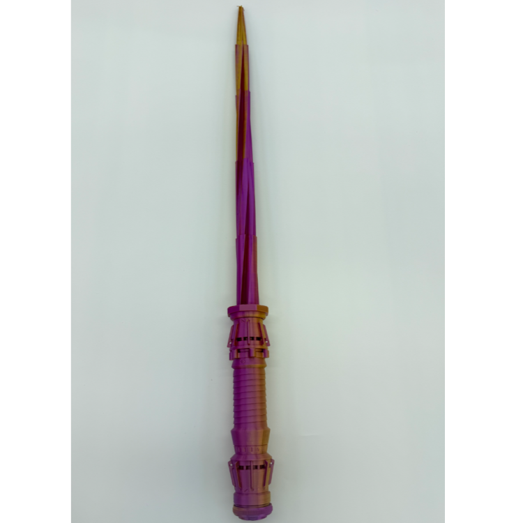87cm3D打印伸缩剑螺旋伸缩剑后盖可拆