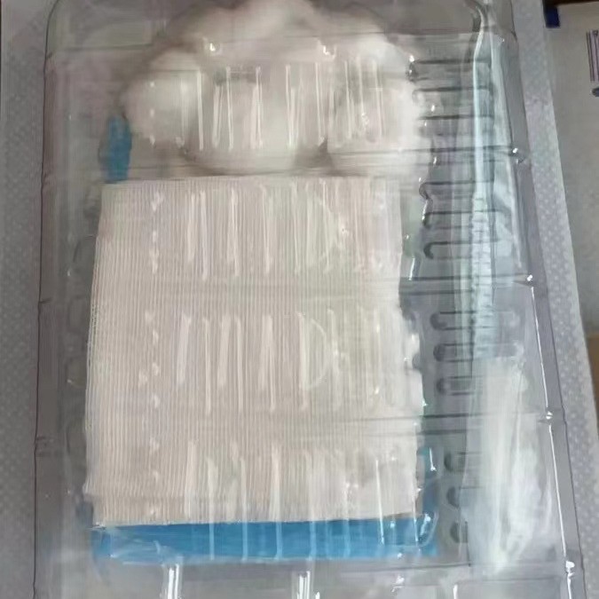 Disposable sterile dressing change kits, surgical disinfection, wound care, emergency care kits