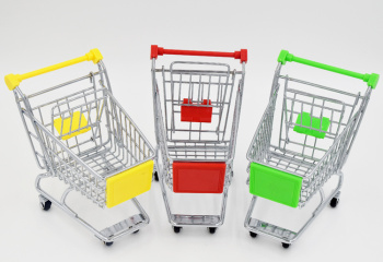 中号迷你手推车 儿童迷你购物车 创意手机座 