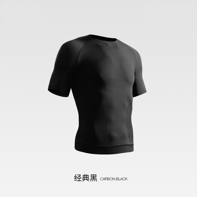 男士专业健身服短袖运动T恤夏季跑步训练速干压缩紧身户外上衣