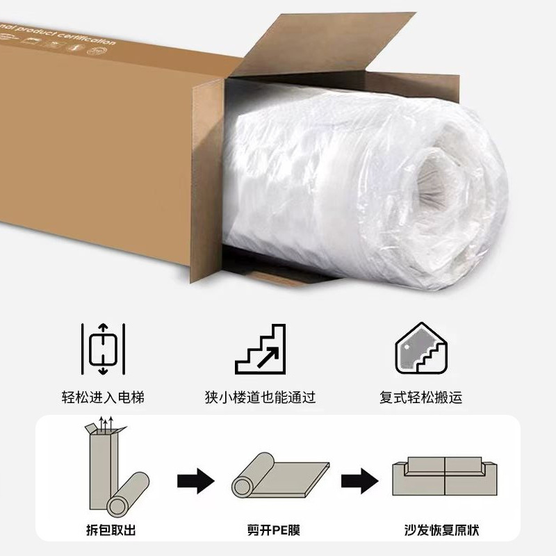 定制跨境亚马逊压缩直排双床沙发床简约模块家用客厅卧室可躺沙发