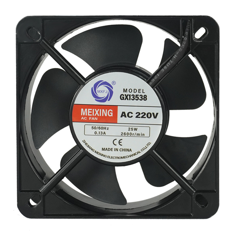 GX13538 AC 220V ball bearing axial flow fan 13538 heat dissipation and cooling fan exhaust fan Item Picture