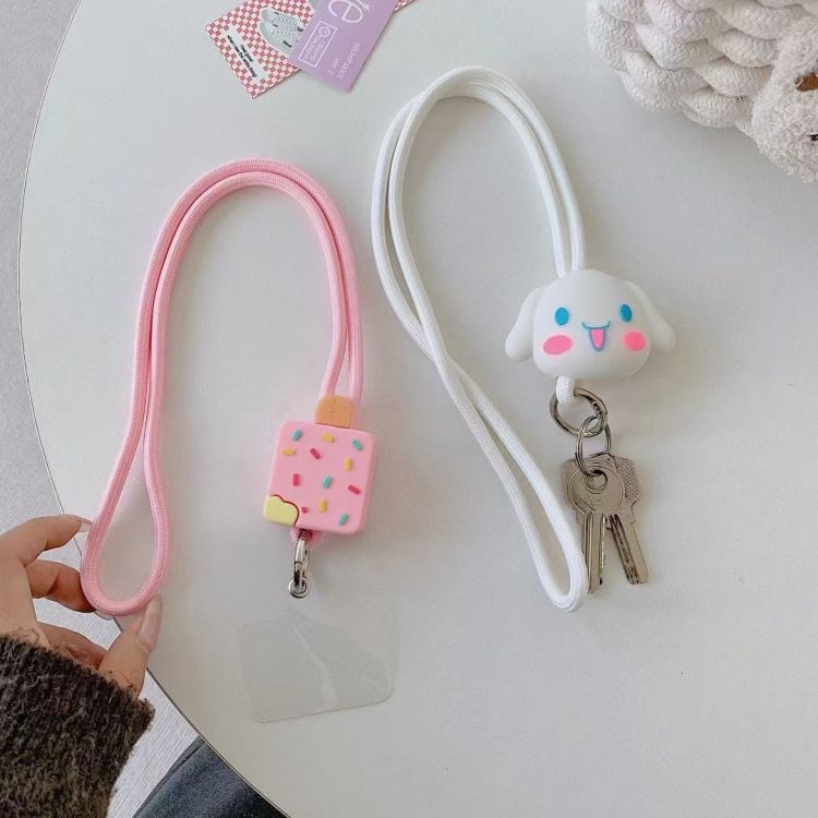 Long strap, colorful phone clip, crossbody phone strap, cartoon lanyard, back clip, adjustable lanyard h Application Scenario