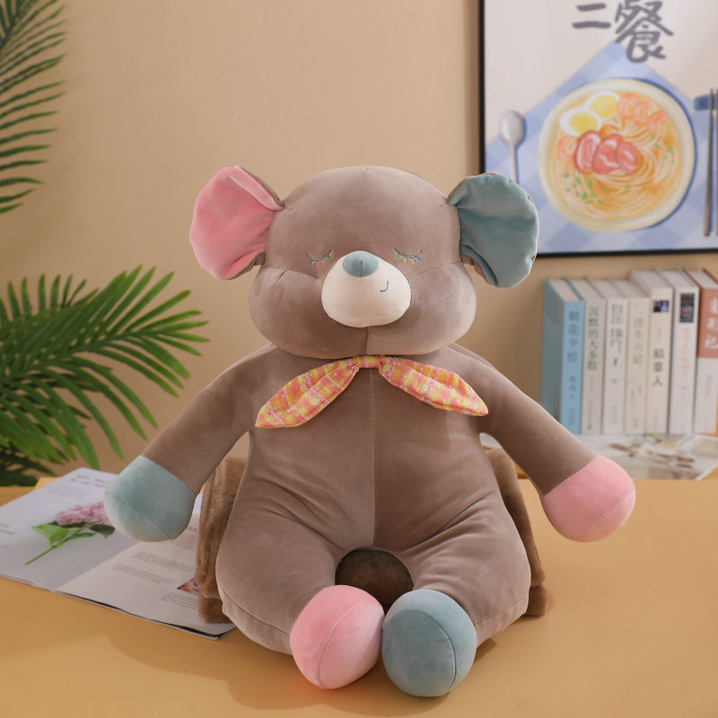 The multi-functional animal sofa, throw pillow, seat cushion, TV blanket, integrated air conditioning blanket, backrest and air conditioning quilt of the young girl Xinxia Item Picture