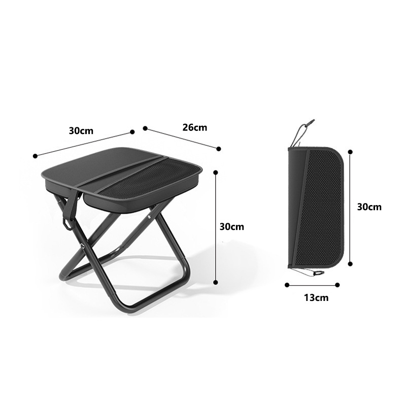 Cross border silla plegable al aire libre taburete de pesca pequeña mazza silla de camping tren de alta velocidad banquillo de mochila crossbody banquillo de bolso portátil Application Scenario