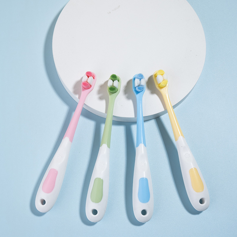 儿童软毛万毛牙刷一岁以上宝宝小头牙刷幼儿乳牙软毛牙刷裸刷