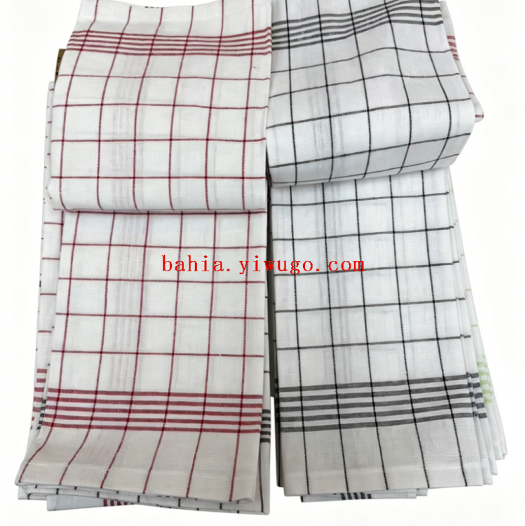 The retro checkered cotton tea towel is a great helper in the kitchen for wiping dishes and a ritualistic desktop decoration details Picture