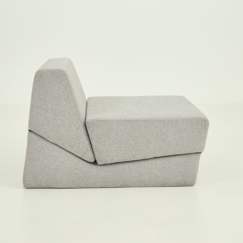 Simple and modern foldable sofa bed, lazy sofa, suitable for lying and sleeping, balcony bay window, casual single person compression sofa details Picture
