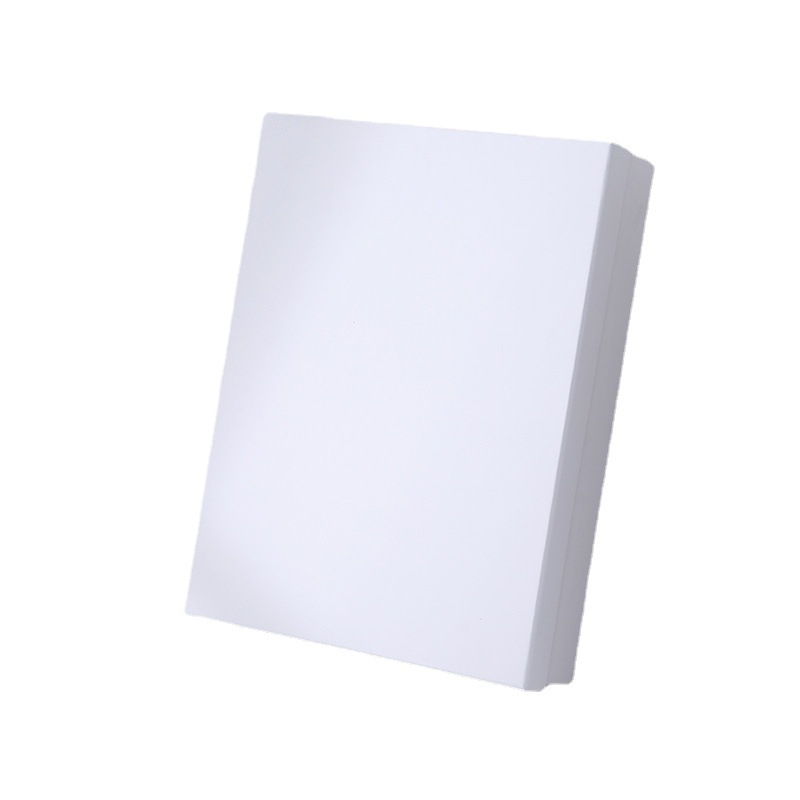 Wholesale of large rectangular, simple and pure white gift boxes with top and bottom covers from the manufacturer Specification image