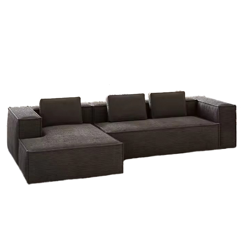 Factory-customized compressed sofa blocks are made of full sponge without a frame and vacuum-rolled for small-sized living rooms in a straight row Application Scenario