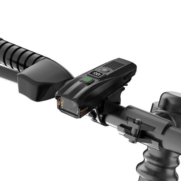 B8-1 USB塑料充电自行车前灯单车骑行照明前灯夜骑行强光手电筒