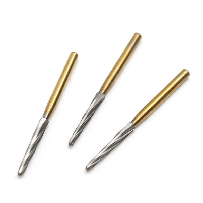 Tooth extraction lathe needle 28mm dental tungsten steel lathe needle high-speed lathe needle impacted tooth lathe needle tungsten steel ball drill dental tool full figure