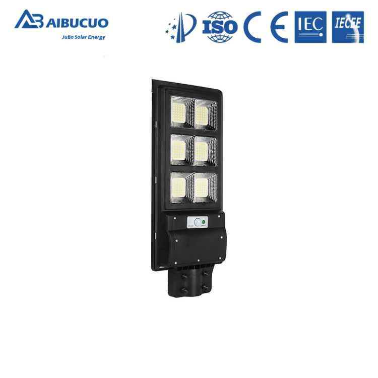 AIBUCUO Diamond Model Solar street Lamp, human body sensing solar lamp, outdoor lighting LED street lamp Application Scenario