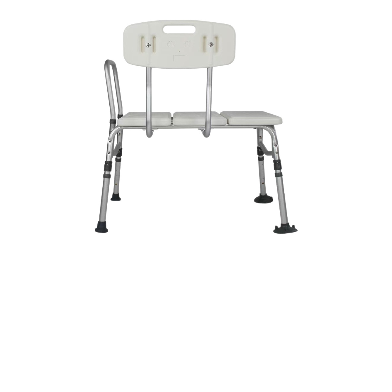 Export extended shower stool for the disabled, anti-slip bath chair for the bathroom, thickened aluminum alloy, bathing for the elderly and pregnant women Specification drawing