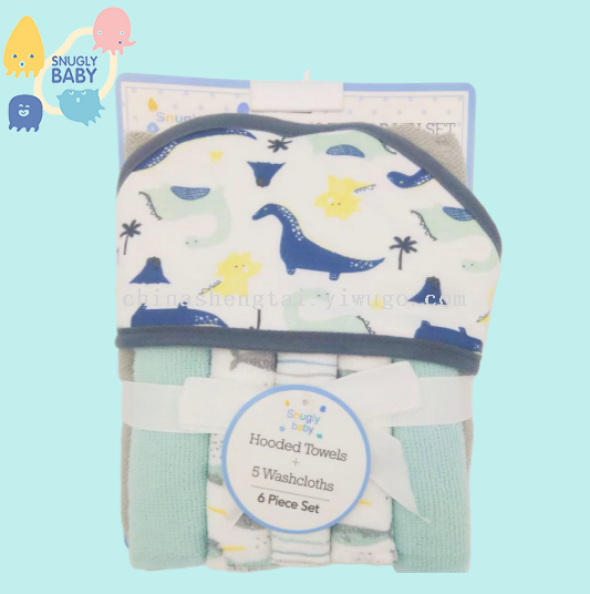 婴童毛巾、浴巾、毛巾被实物图