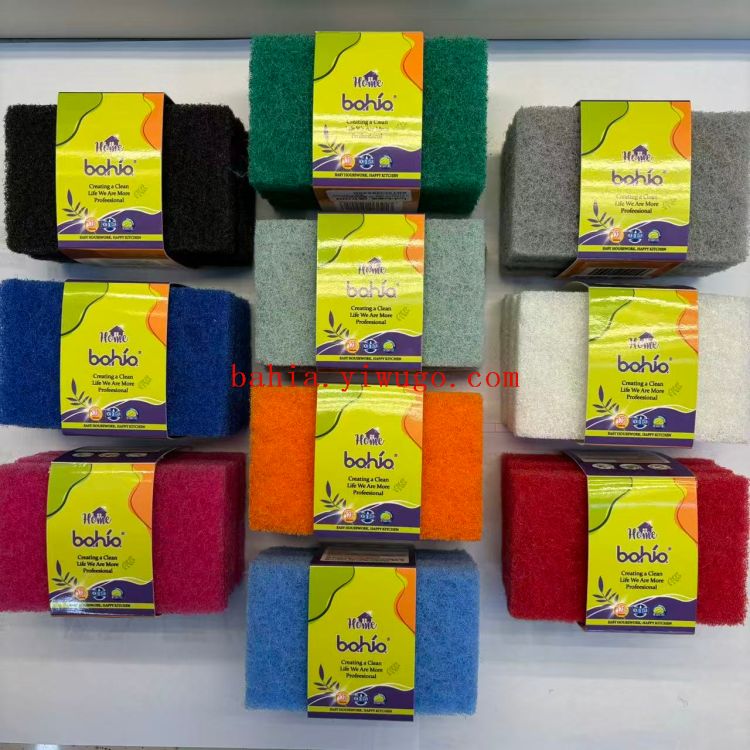 Coarse-fiber scouring pads, kitchen and household pot scrubs, pot scrubs for removing dirt and oil, cleaning cloths, durable household rags, bahia