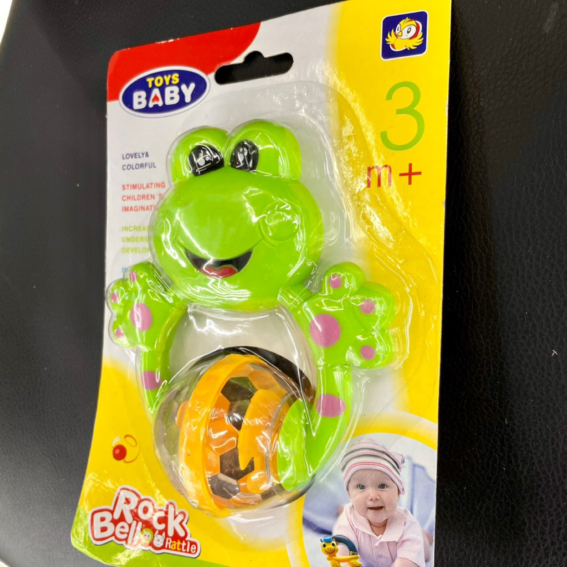 食品及动物摇铃青蛙玩具摇铃玩具婴幼儿早教６月以上幼儿早教