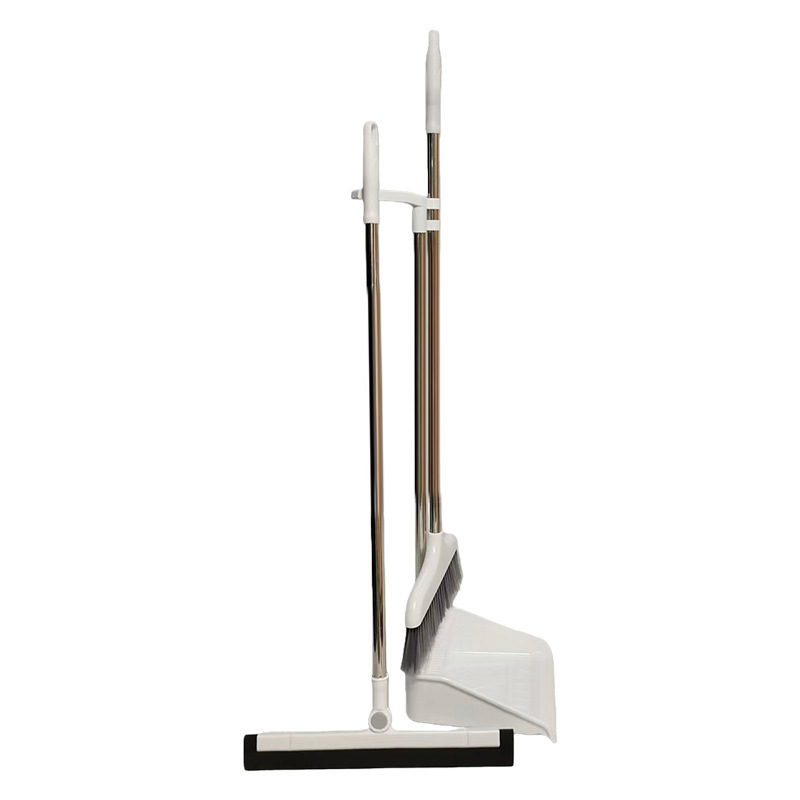 Household broom and dustpan set, magic broom and dustpan combination, stainless steel cleaning and sweeping dustpan set Application Scenario