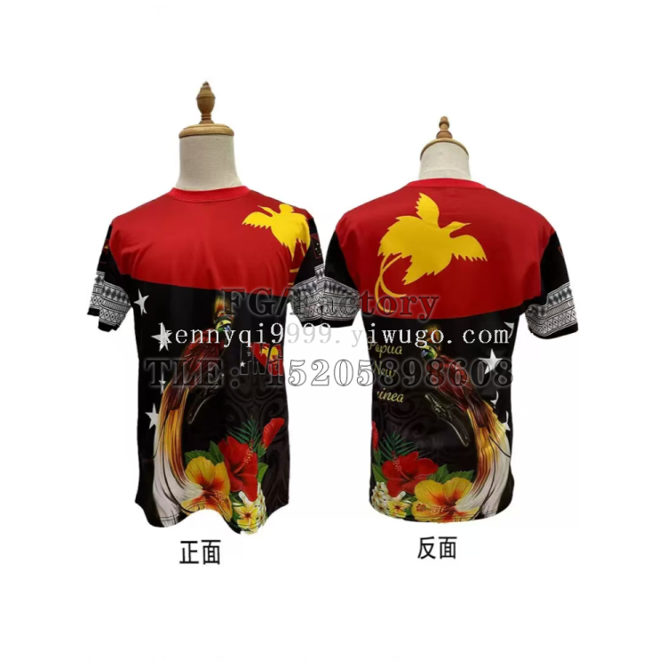 Customized Cross-Border Digital Printed Presidential Campaign Uniform Polo Shirts Highlight The Characteristics Of Election Advertisements