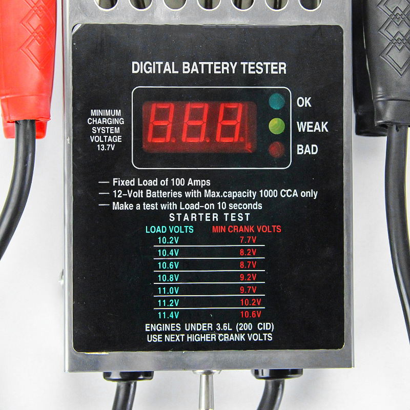 Battery gauge, car battery condition tester, electric vehicle battery capacity measuring instrument, discharge tester details Picture
