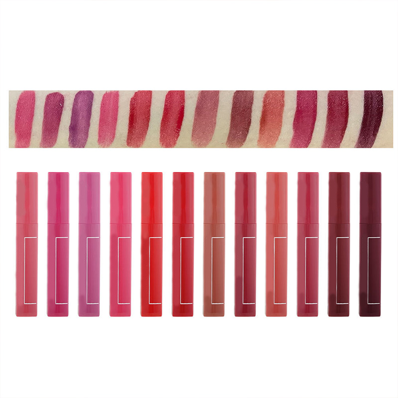 Wholesale cosmetics, custom logo, self-owned brand, vegan, high-pigment, moisturizing, waterproof and long-lasting lip gloss Specification image