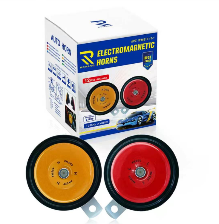 12/24V汽车配件鸣笛盘型喇叭越野车鸣笛喇叭汽配件工厂批发