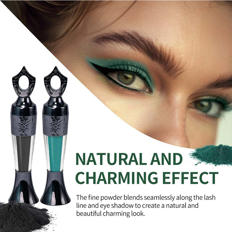 OEM/ODM factory custom wholesale high-quality small-batch custom-made eyeliner powder, high-color eye makeup effect, smooth application