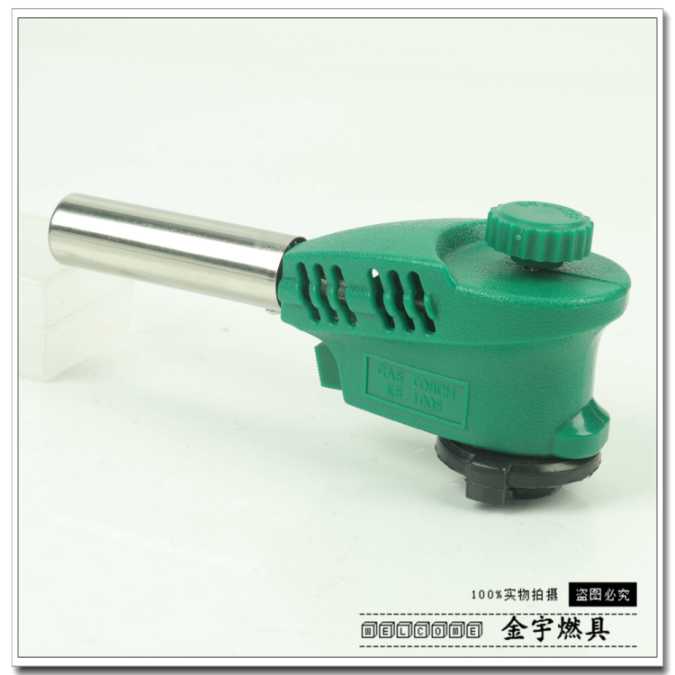 户外烧烤烘焙点火器 卡式气罐 猪毛火焰枪