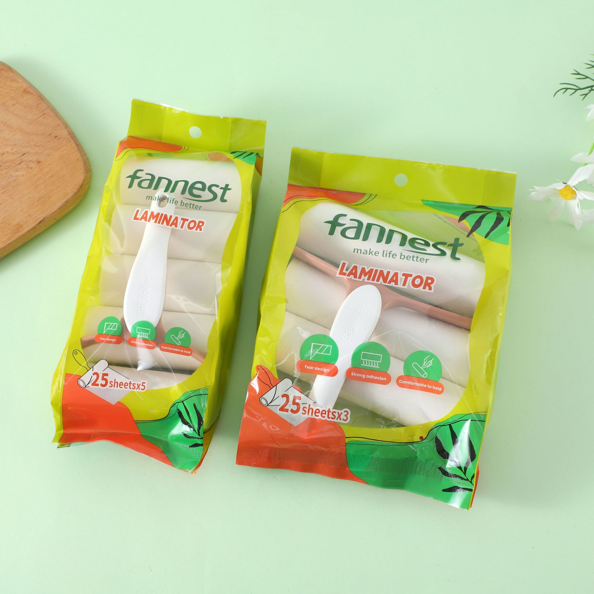 跨境粘毛器滚筒滚刷吸毛去毛刷衣服黏毛毡除毛滚子替换卷纸粘尘纸