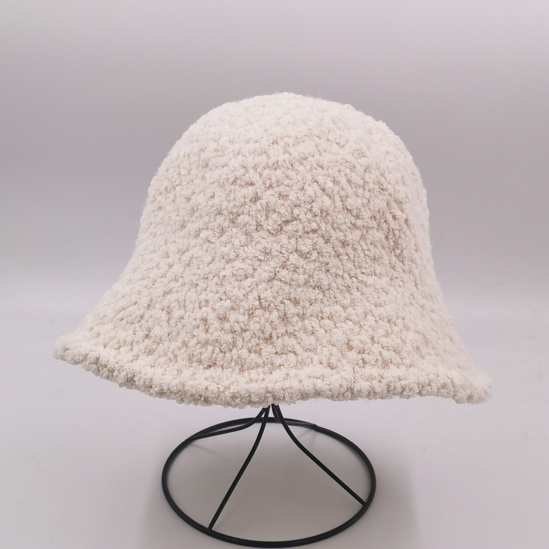 New Korean-style hats, simple lambskin, autumn and winter outdoor casual sunshade hats, warm basin hats and fisherman hats Specification image