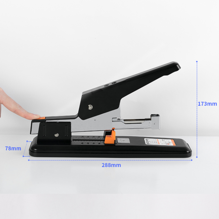 Deli Efficient Office large-capacity, labor-saving document stapler Item Picture