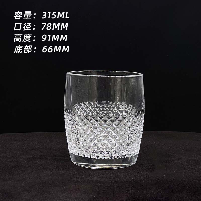 Crystal glass creative bar beer set, Western-style wine glass, classical glass, unbreakable doll glass, whisky cocktail glass details Picture
