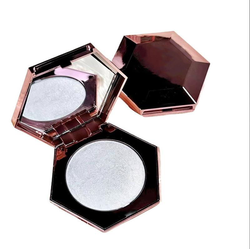 Diamond Highlighter Makeup plate, powder compact, pearlescent brightening, waterproof and long-lasting, Vegan eyeshadow, Potato face makeup Specification image