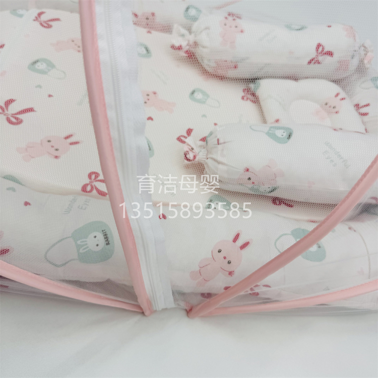 Baby mosquito net, crib, infant bed, middle bed, portable crib for newborns, baby shaping pillow, infant and toddler Specification image