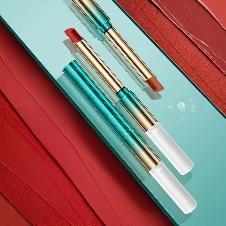 High-quality OEM/ODM factory custom wholesale small-batch custom lipstick pens, luxurious gradient engraved matte lipstick sticks, waterproof and long-lasting Application Scenario