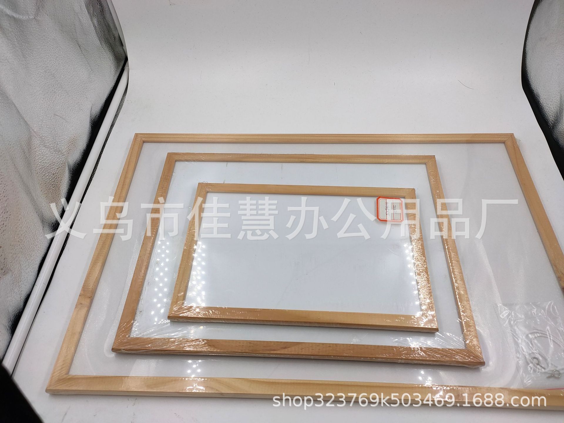 厂家直销木框白板学校教学白板批发可挂式家磁性白板绿板黑板定制产品图