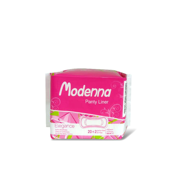 160mm棉面卫生巾护垫 20+2片装宽头护垫 泉州卫生巾厂家批发出口产品图