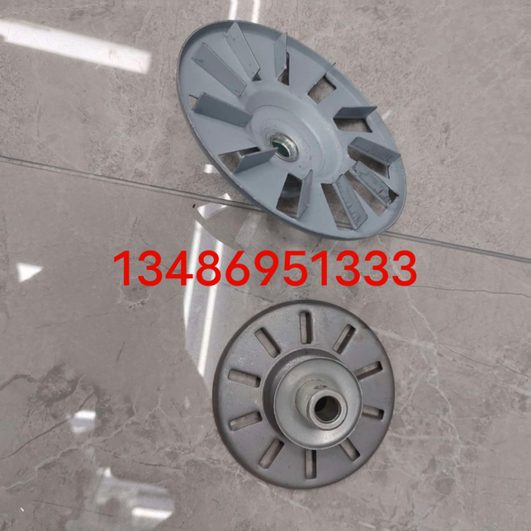Semi-automatic washing machine pulley, universal double-drum washing machine fan impeller motor cooling wheel, iron fan impeller Application Scenario