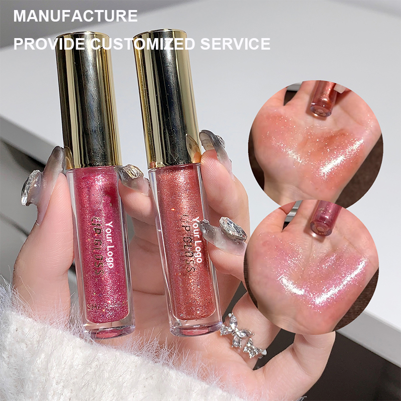 PAGEVINE portable lip makeup packaging material with multiple shiny lip gloss pink boxes Application Scenario