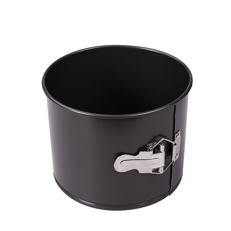 Raised and thickened round buttoned live base mold, non-stick buttoned cake mold, household carbon steel baking tray, baking tool Specification image