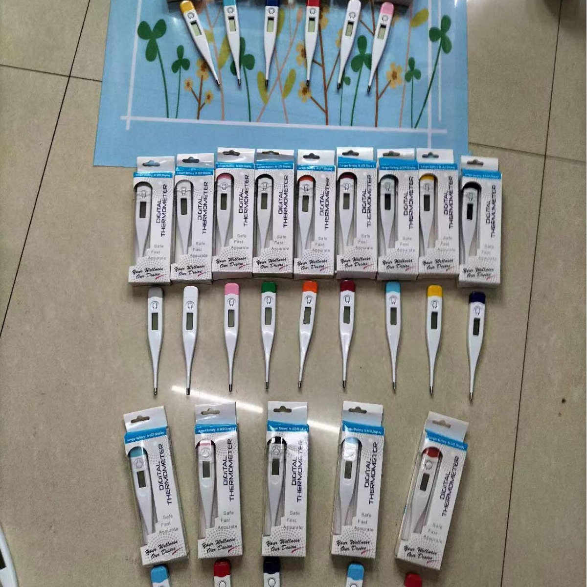 Cross-border electronic thermometers for foreign trade, children and adults, oral and armpit medical electronic temperature measurement needle thermometers Specification image