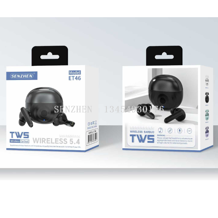 SENZHEN ET46 蓝牙耳机新款音质佳颜值高无线耳机