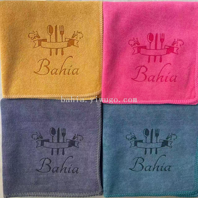 可定制logo 茶台茶具清洁茶巾 厨房厨具清洁抹布 吸水不掉毛